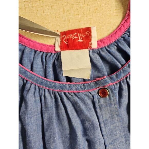 Vintage Smart Time Womens XL House Dress Granny Button Front Embroidered Flower - Picture 7 of 13